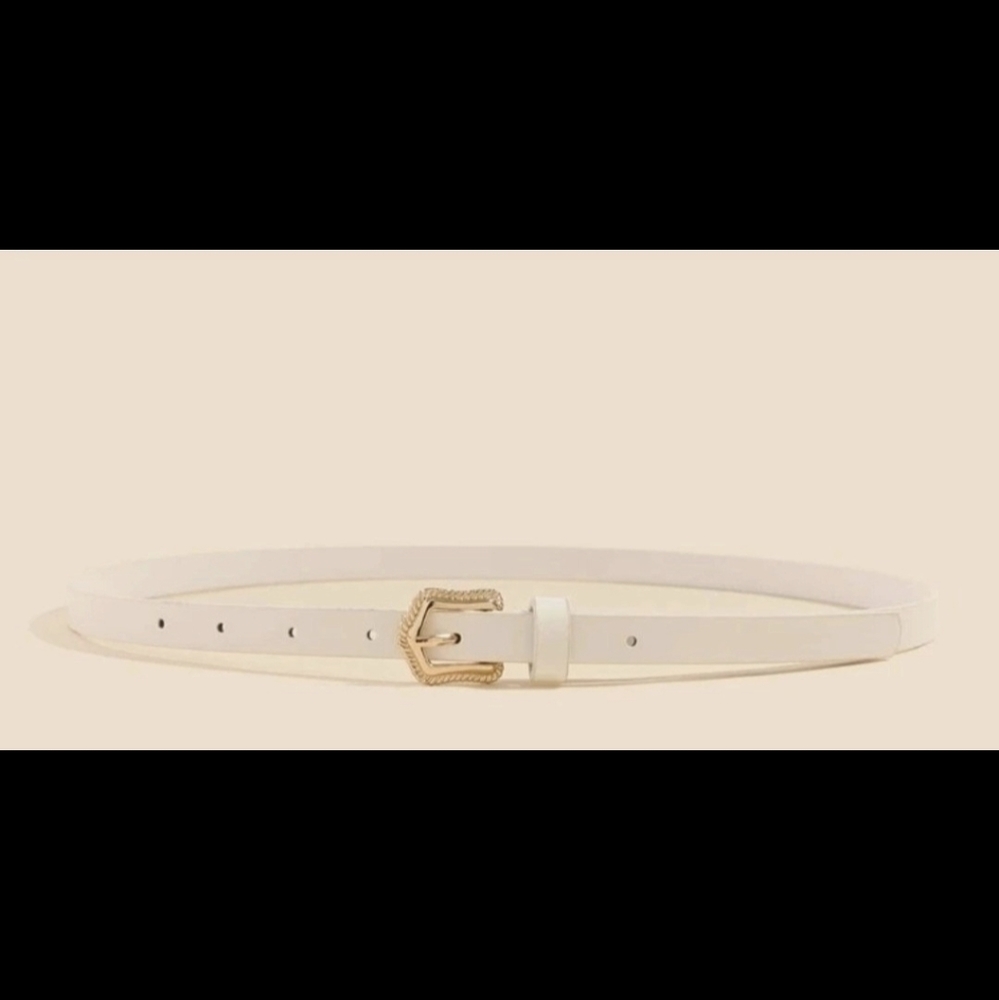 PU Leather Buckle Belt.